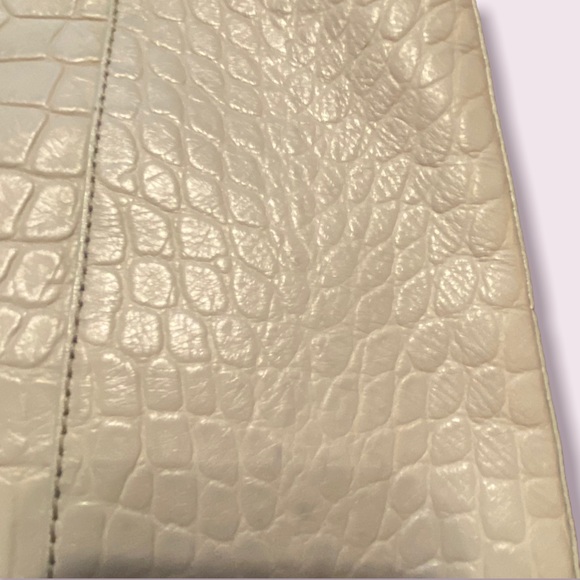 BRAHMIN White Bag Large Shoulder Pebble Off-White - Picture 9 of 13